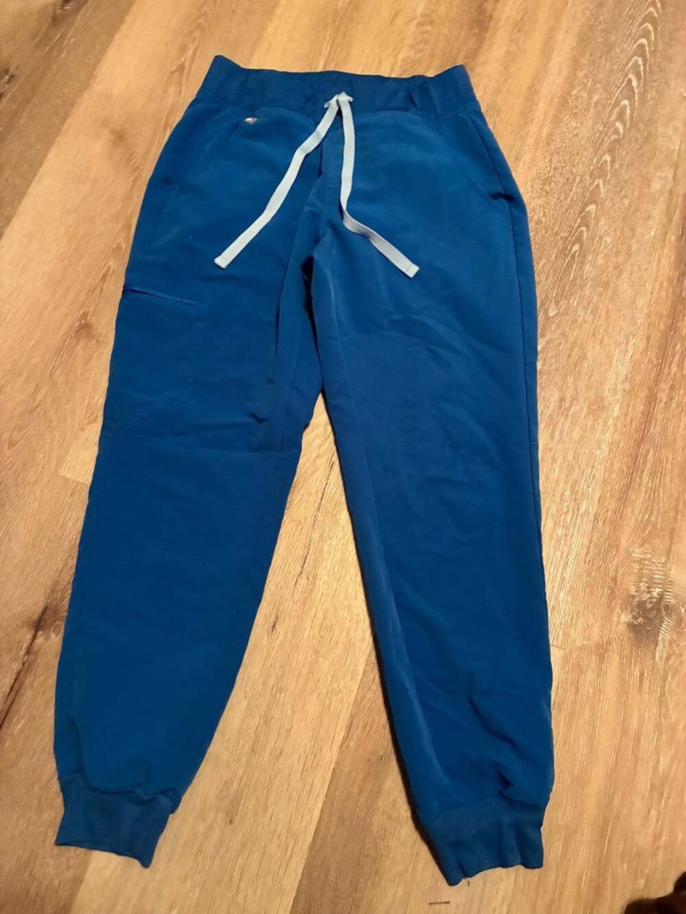 FIGS Zamora Jogger Scrub Pants Blue Royal Blue Size S